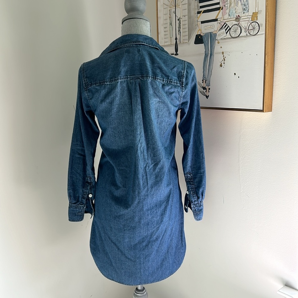 JCrew Denim Shirt Dress - Picture 5 of 5